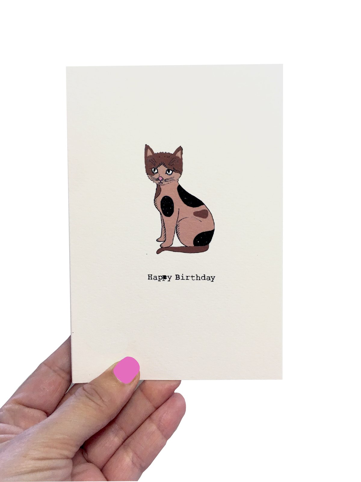 Tortoiseshell Cat Birthday Card