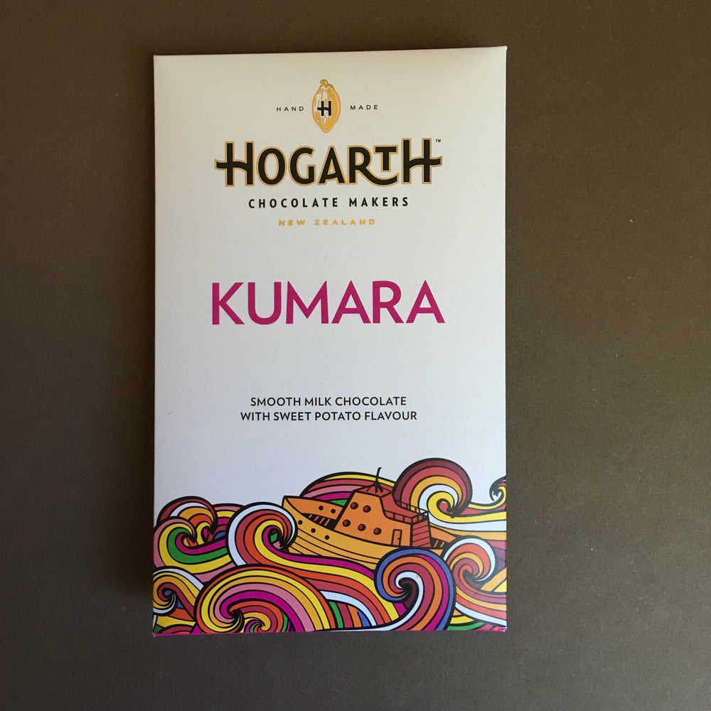 Image of Hogarth Chocolate 46% Milk Chocolate with Kumara (Sweet Potato) Chips