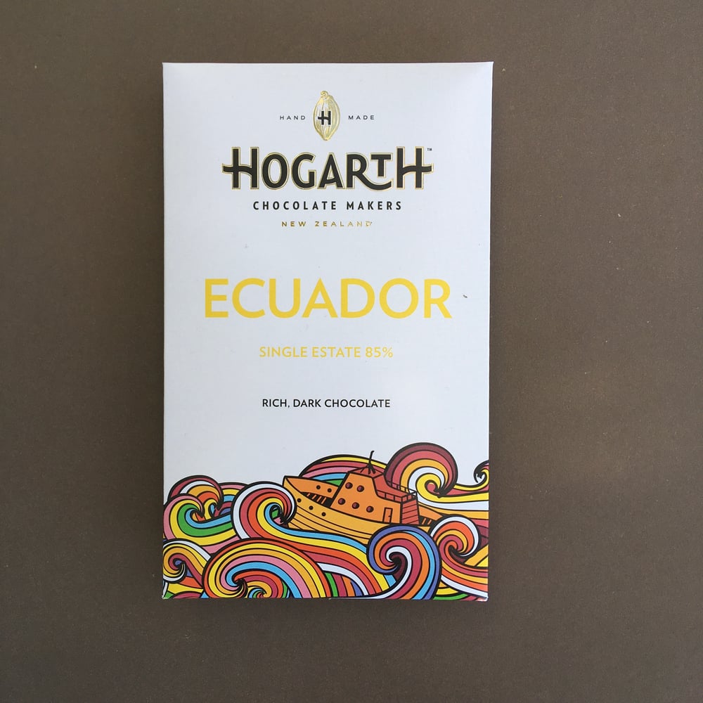Image of Hogarth Chocolate 85% Ecuador (Hacienda Victoria) Dark Chocolate