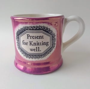 Present for knitting well mug