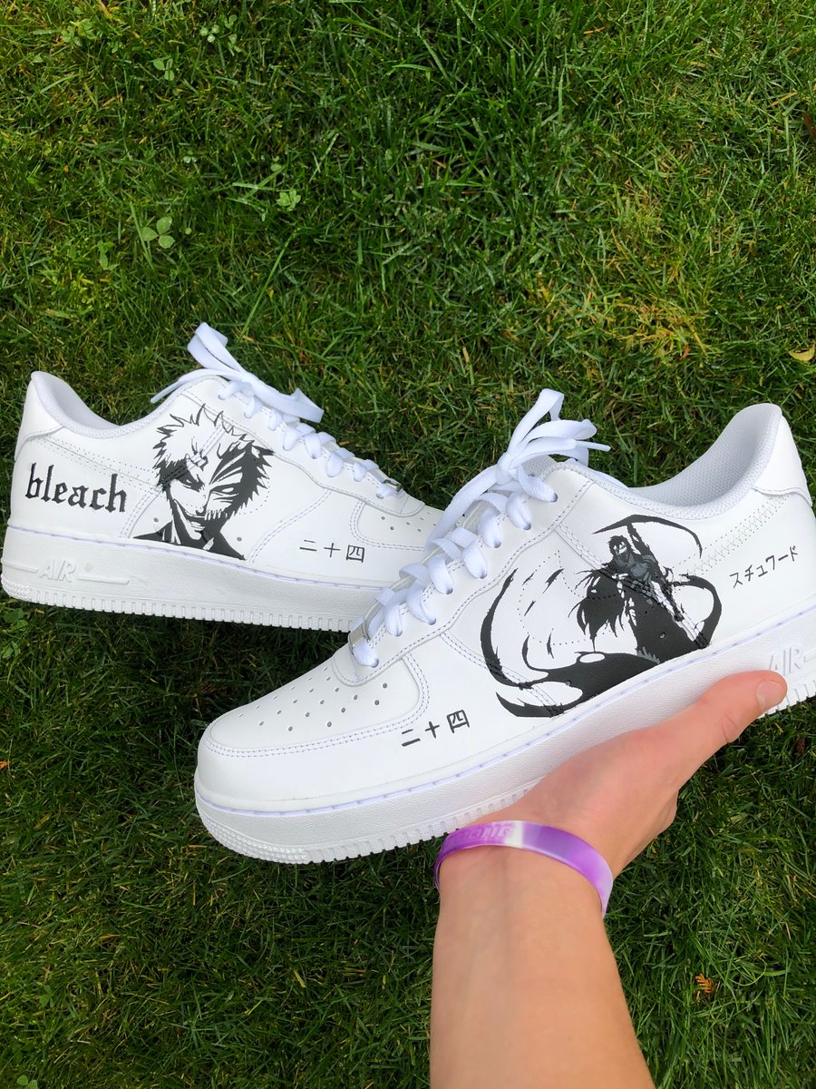 How to bleach sales air force ones