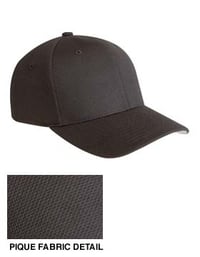 YP572 Flexfit® 6577CD Cool & Dry Pique Mesh Cap  BLACK