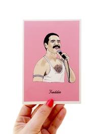 Image 1 of Freddie Mercury Iconic Figures Card