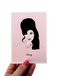 Image 1 of Amy Winehouse Iconic Figures Card