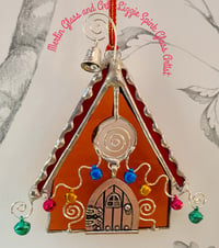 Gingerbread House hanging tree decoration 
