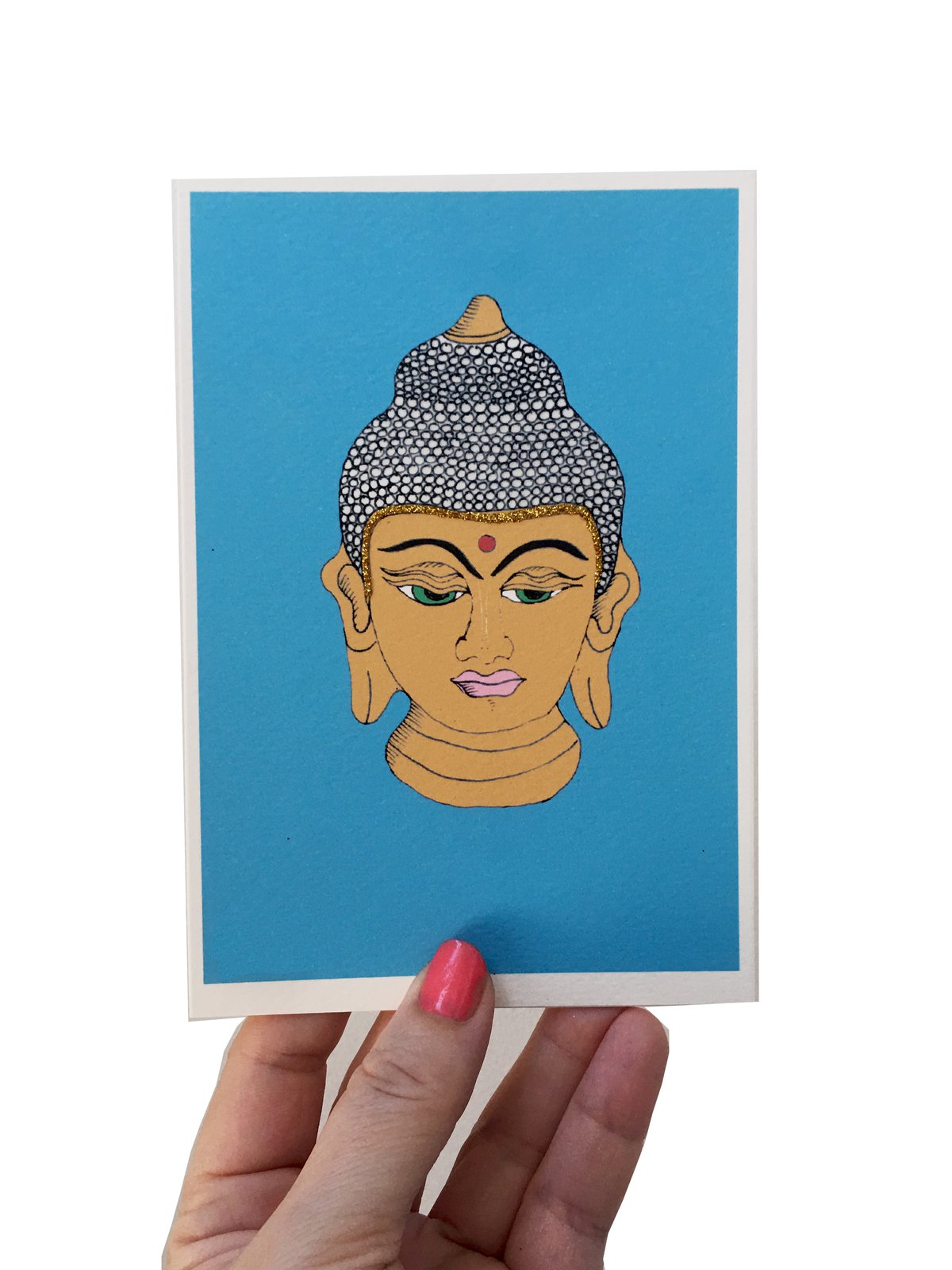 Buddha India Card
