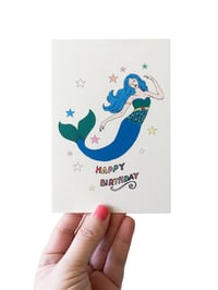 Image 1 of Mermaid Stars Card
