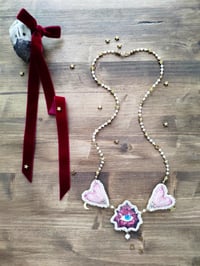 Image 1 of Collana 'Il Fiore e le Falene'