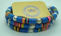 Image 1 of Rainbow Memory Wire Bracelet