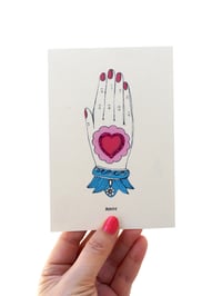 Image 1 of Heart Hand Card