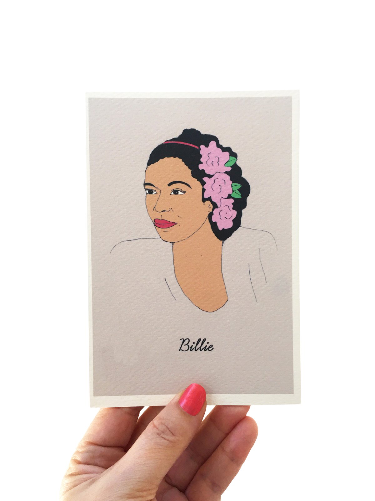 Billie Holiday Iconic Figures Card