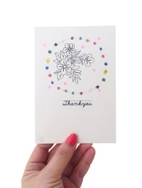 Image 1 of Beaded Thank You Card