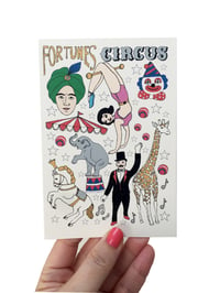 Image 1 of Circus Flash Card