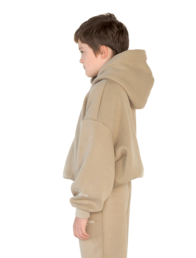 Kids beige hoodie Clearance
