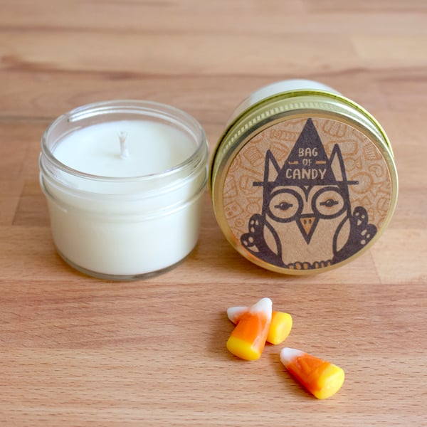 Image of Bag of Candy-Scented Candle - A Pumpkin-Caramel-Cocoa mix
