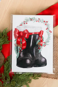 Christmas Boot - Art Print