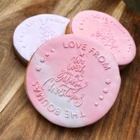 Personalised Biscuit De-bosser - Merry Christmas