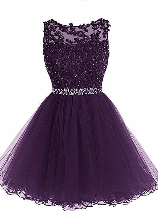Purple Short Prom Dresses Clearance, 52 ...