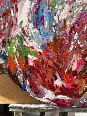 Image of Ignis cor - 76x76cm