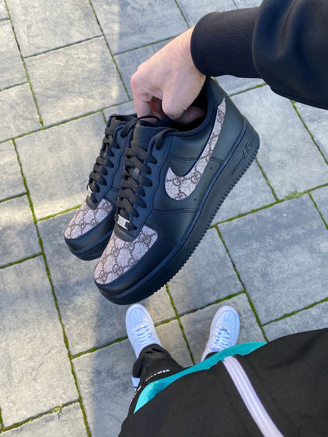 Nike AF1 - Black OG Gucci V1