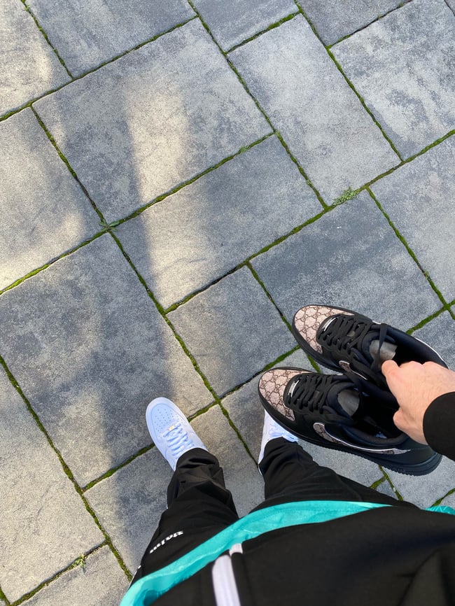 Nike AF1 - Black OG Gucci V1