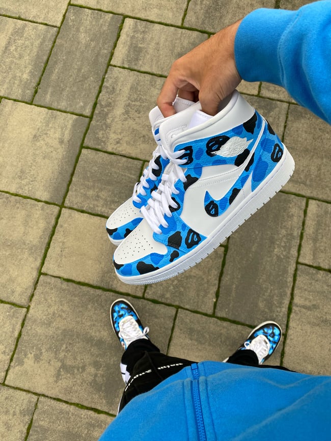 Bape jordans sales