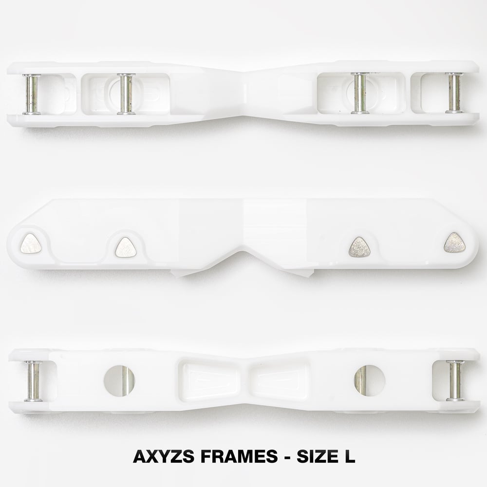 AxyzS Flat Frames - white