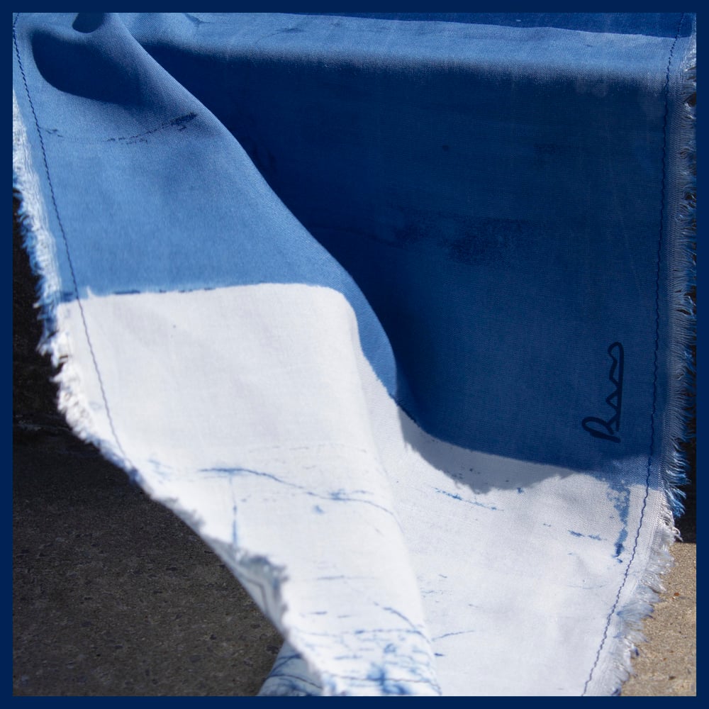 Blue Series long Scarf by Rory Strudwick