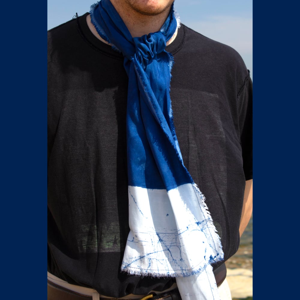 Blue Series long Scarf by Rory Strudwick