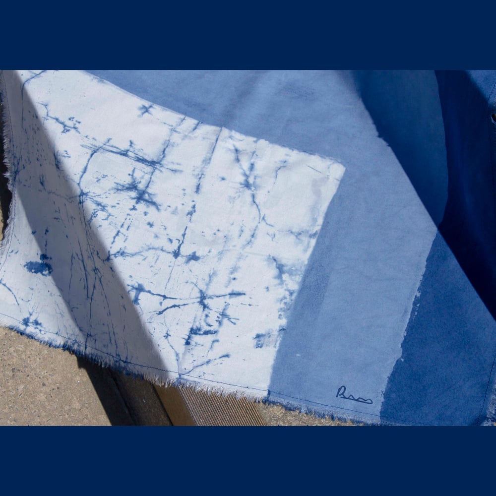 Blue Series Square Scarf by Rory Strudwick