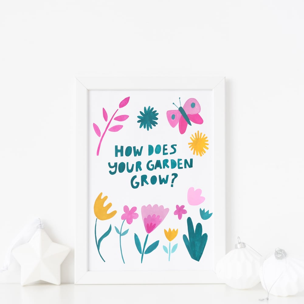 Image of How Does Your Garden Grow? print
