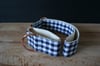 Navy Gingham // Martingale Collar