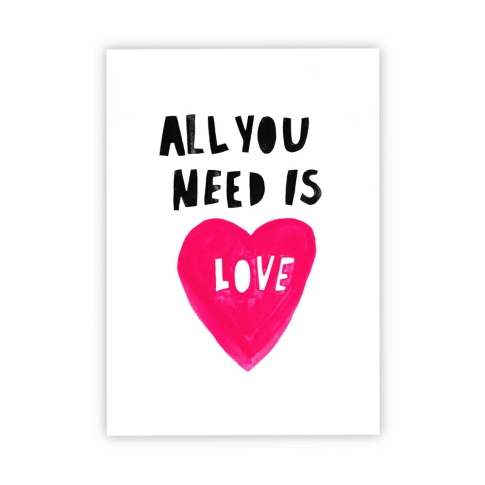 Image of All You Need Is Love print