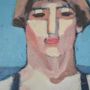 Image of Contemporary Painting, 'Amy/Camber Sands,' Poppy Ellis