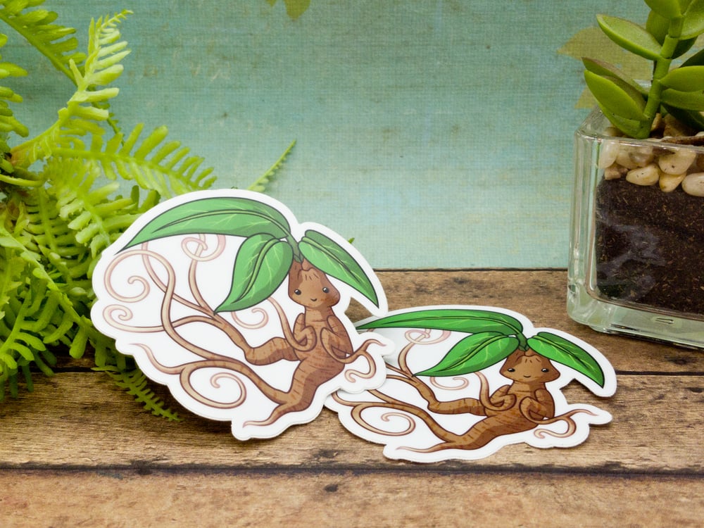 Mandrake Spriteling - 3 inch Vinyl Sticker