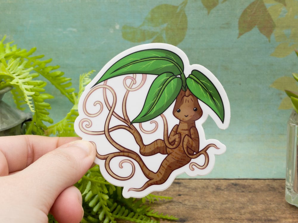 Mandrake Spriteling - 3 inch Vinyl Sticker