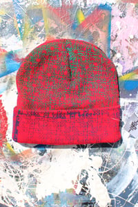 Image of everywhere beanie in red 