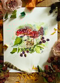 Image 4 of "Toadstool Mouse" Original 