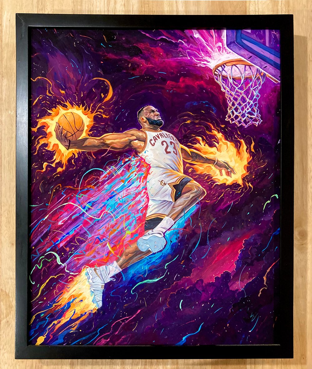 King of the Court Original Painting