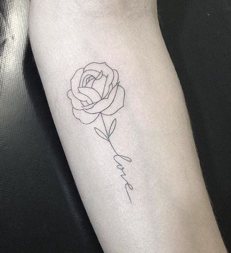 Pin by issac villalobos on tattoos | Single rose tattoos, Rose drawing  tattoo, Rose drawing