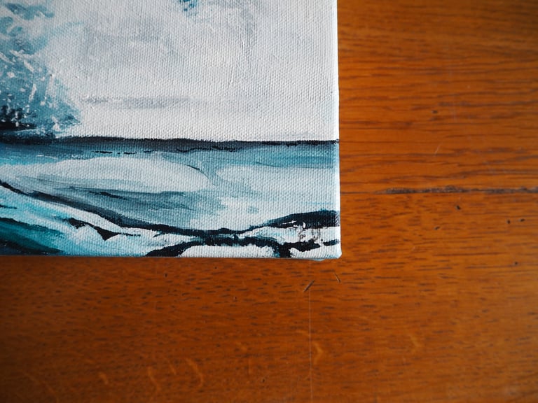 'Eye of the Kraken' - 12x16inch - Acrylic Painting Image 2