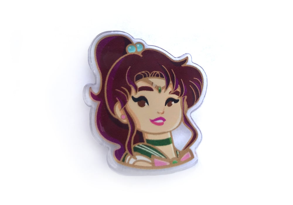 Image of Sailor Jupiter Acrylic Pin