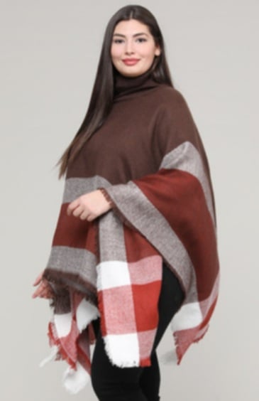 Curvy Mocha Poncho Image 4