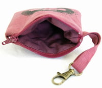 Image 2 of Cherry Blossom - terracotta - hemp coin purse
