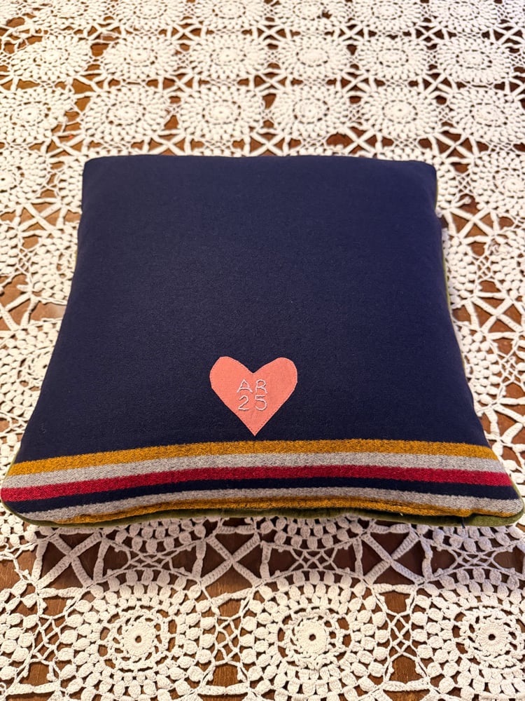 Osage Ribbonwork Pillow 18x18 Piped