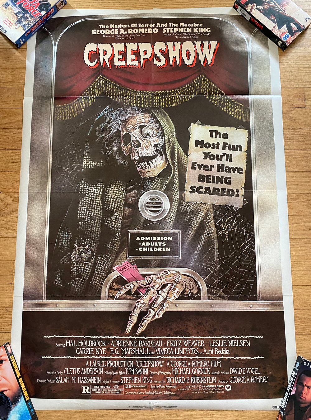 1982 CREEPSHOW Original U.S. One Sheet Movie Poster