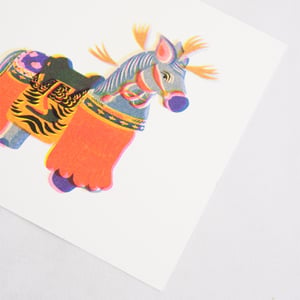 Image of Set of 5 riso prints - square 16cm