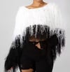 Tassel Knitted Crop Top Sweater 