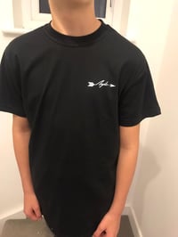 original black logo tee