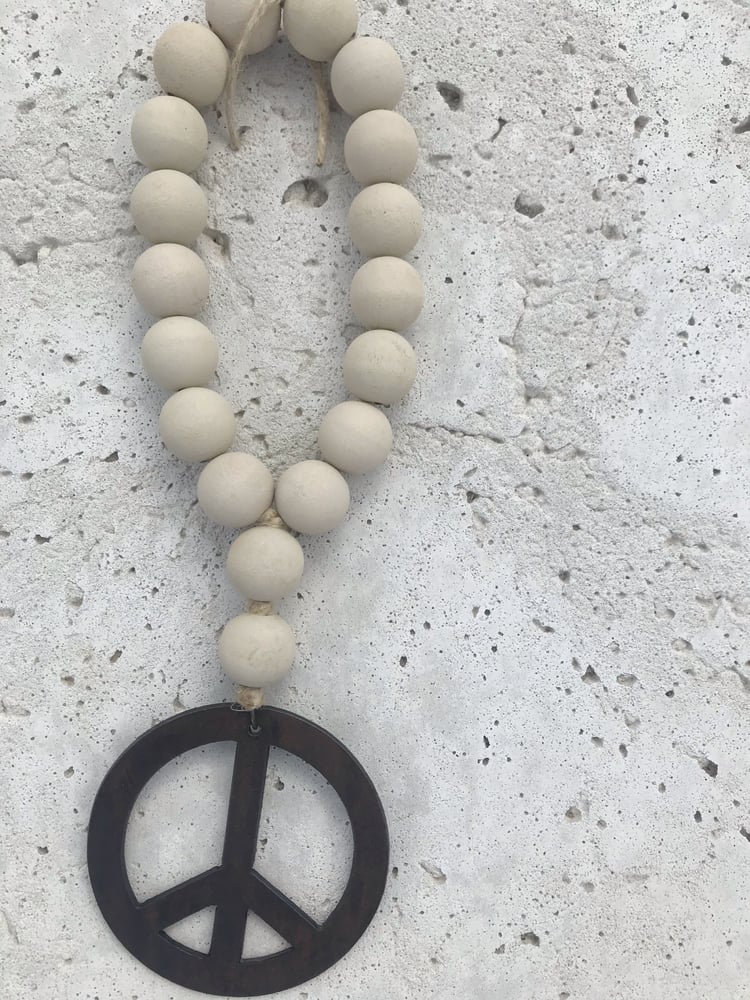 Image of Mini Love Beads in Stone with Metal Pendant